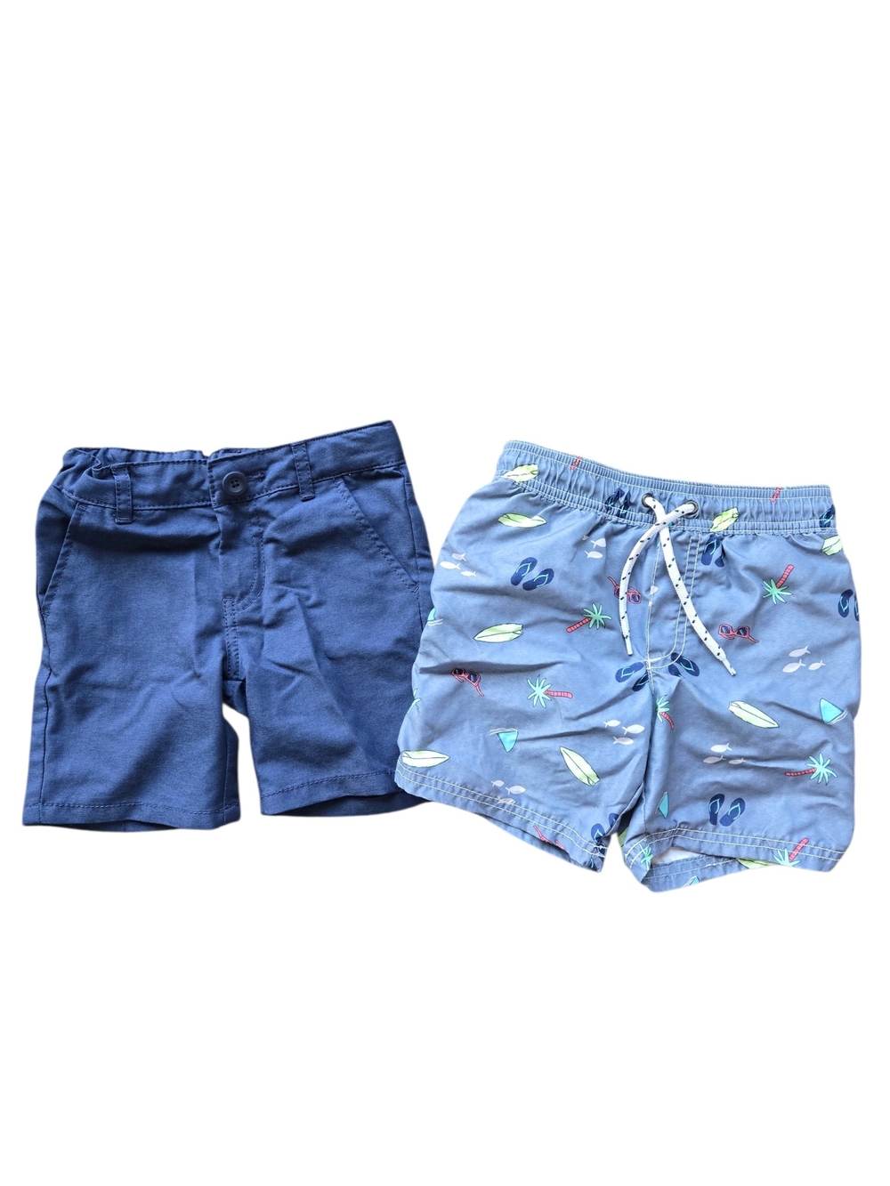 Carter's Navy and Light Blue Shorts Set